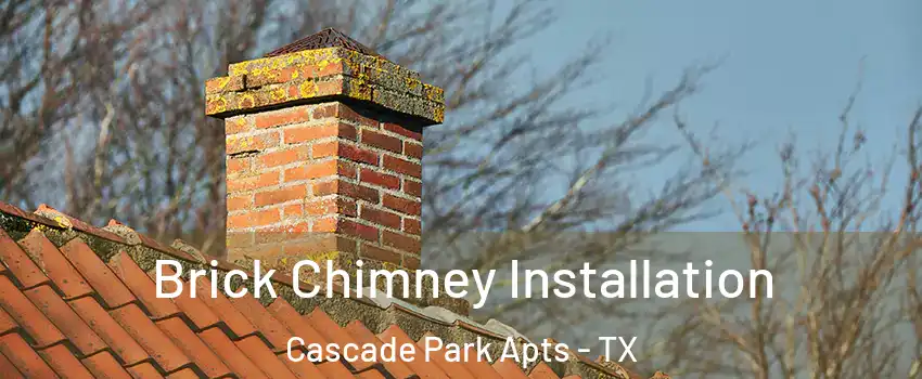 Brick Chimney Installation Cascade Park Apts - TX