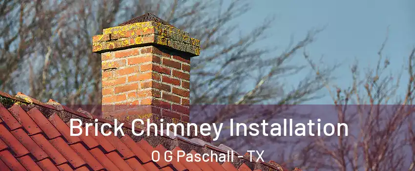 Brick Chimney Installation O G Paschall - TX