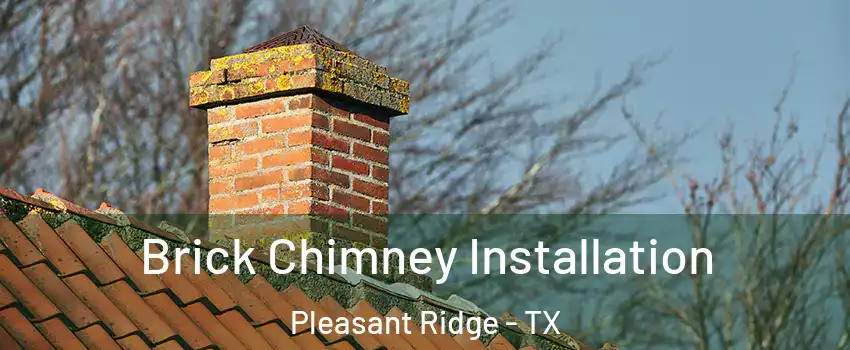 Brick Chimney Installation Pleasant Ridge - TX