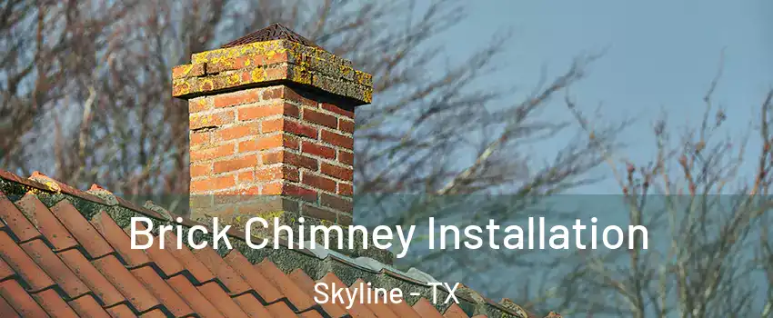 Brick Chimney Installation Skyline - TX