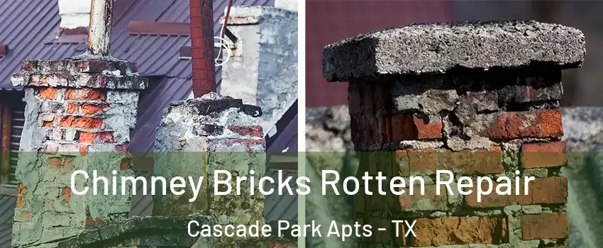 Chimney Bricks Rotten Repair Cascade Park Apts - TX