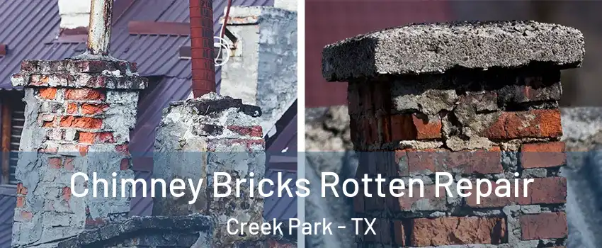 Chimney Bricks Rotten Repair Creek Park - TX