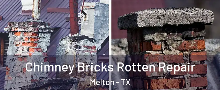 Chimney Bricks Rotten Repair Melton - TX