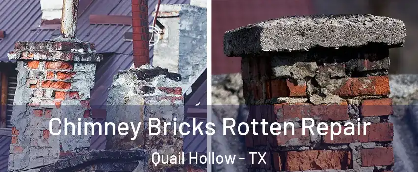 Chimney Bricks Rotten Repair Quail Hollow - TX