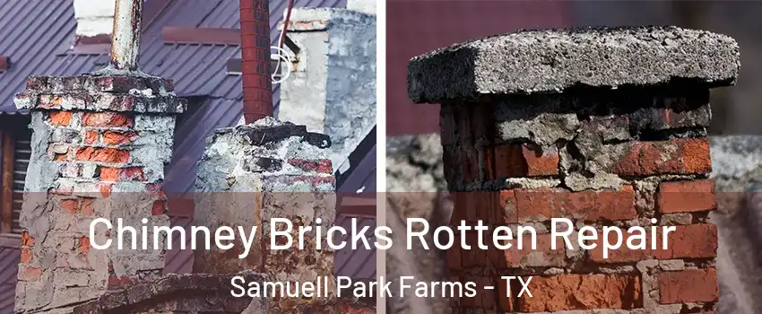 Chimney Bricks Rotten Repair Samuell Park Farms - TX