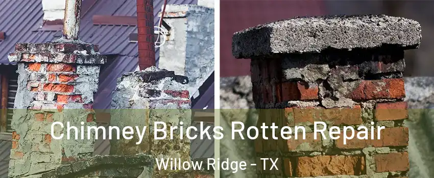 Chimney Bricks Rotten Repair Willow Ridge - TX