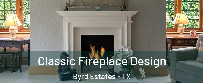 Classic Fireplace Design Byrd Estates - TX