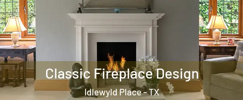 Classic Fireplace Design Idlewyld Place - TX