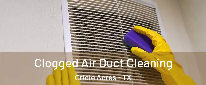 Clogged Air Duct Cleaning Oriole Acres - TX