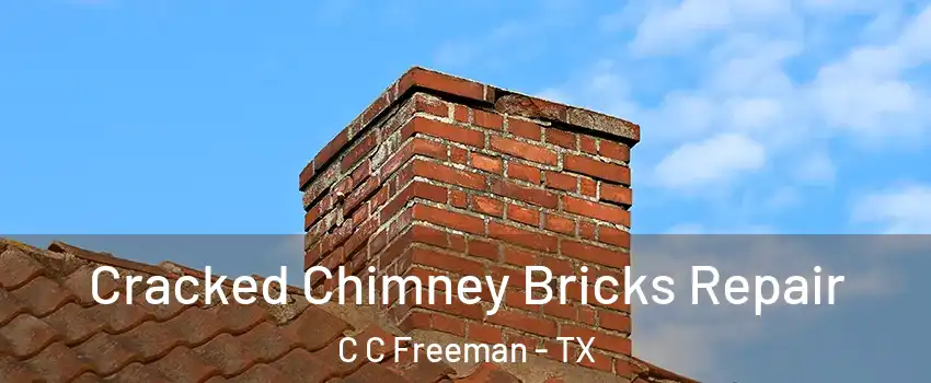 Cracked Chimney Bricks Repair C C Freeman - TX