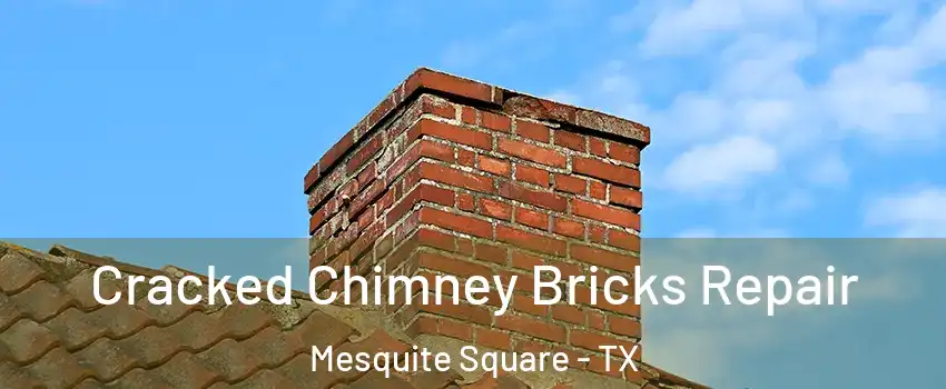 Cracked Chimney Bricks Repair Mesquite Square - TX