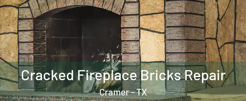 Cracked Fireplace Bricks Repair Cramer - TX