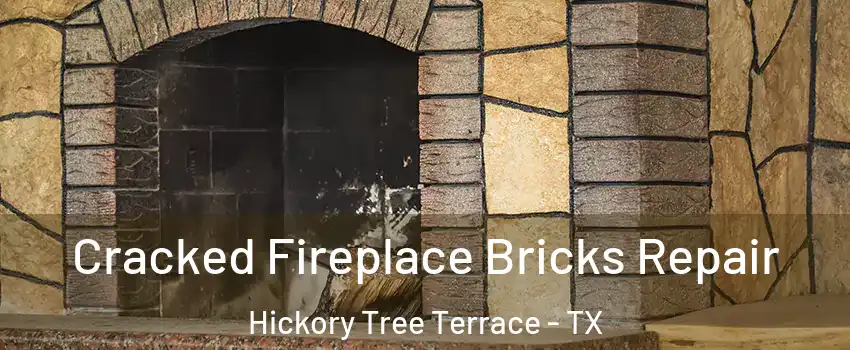 Cracked Fireplace Bricks Repair Hickory Tree Terrace - TX