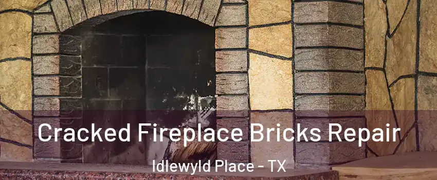 Cracked Fireplace Bricks Repair Idlewyld Place - TX