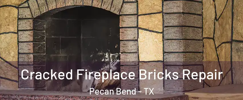Cracked Fireplace Bricks Repair Pecan Bend - TX