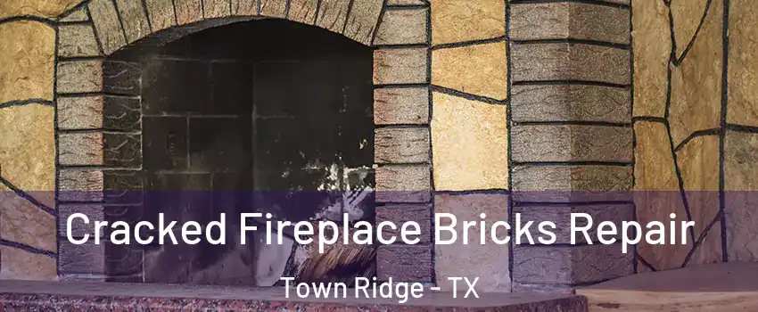 Cracked Fireplace Bricks Repair Town Ridge - TX
