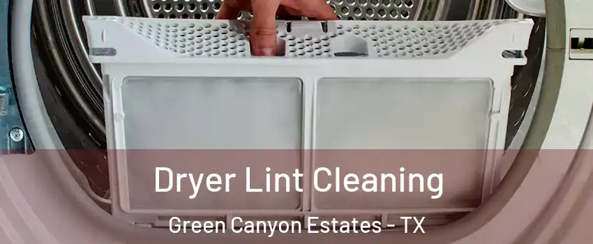Dryer Lint Cleaning Green Canyon Estates - TX