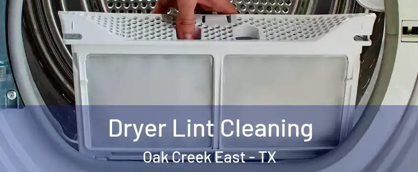Dryer Lint Cleaning Oak Creek East - TX