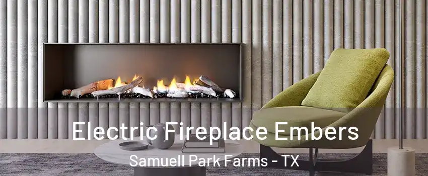 Electric Fireplace Embers Samuell Park Farms - TX