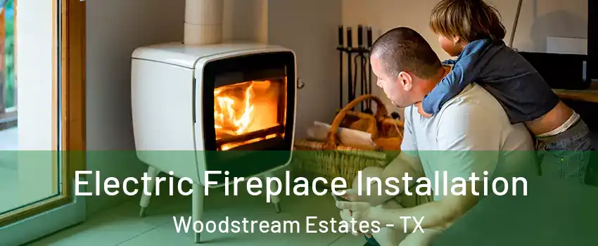Electric Fireplace Installation Woodstream Estates - TX