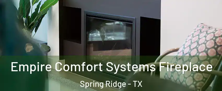 Empire Comfort Systems Fireplace Spring Ridge - TX