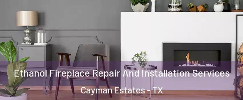 Ethanol Fireplace Repair And Installation Services Cayman Estates - TX