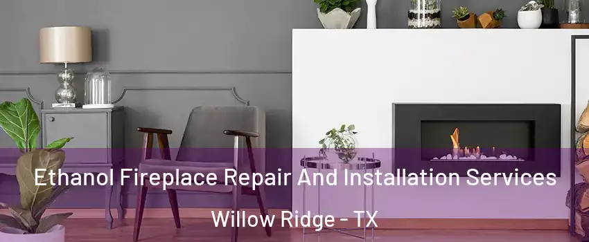 Ethanol Fireplace Repair And Installation Services Willow Ridge - TX