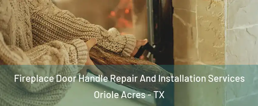 Fireplace Door Handle Repair And Installation Services Oriole Acres - TX