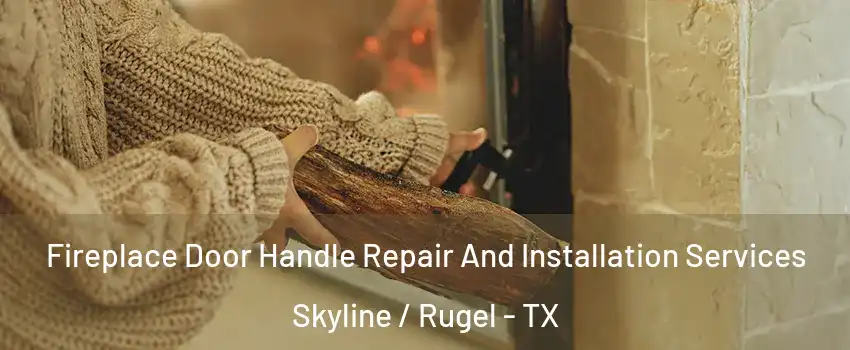 Fireplace Door Handle Repair And Installation Services Skyline / Rugel - TX