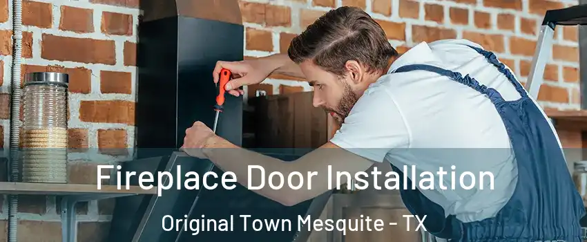 Fireplace Door Installation Original Town Mesquite - TX