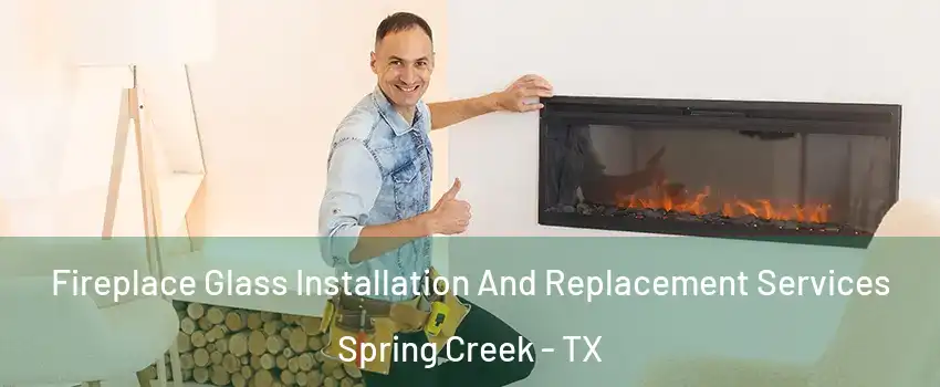 Fireplace Glass Installation And Replacement Services Spring Creek - TX