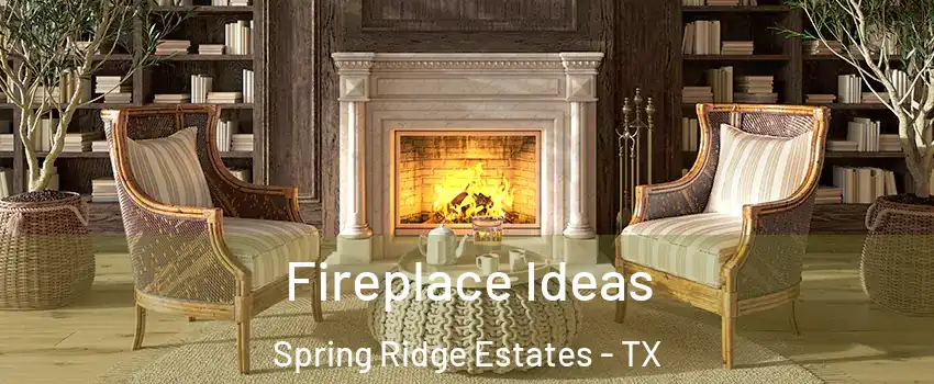Fireplace Ideas Spring Ridge Estates - TX