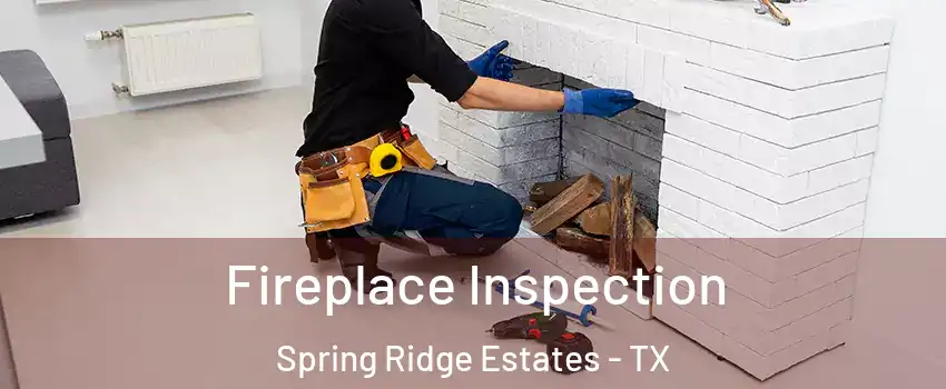 Fireplace Inspection Spring Ridge Estates - TX