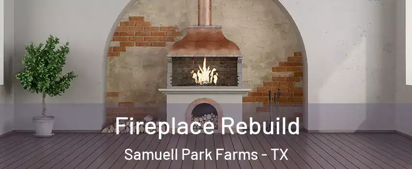 Fireplace Rebuild Samuell Park Farms - TX