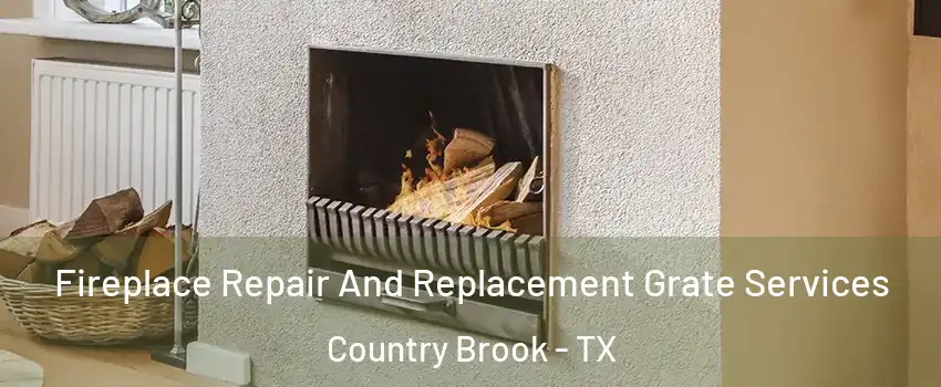 Fireplace Repair And Replacement Grate Services Country Brook - TX
