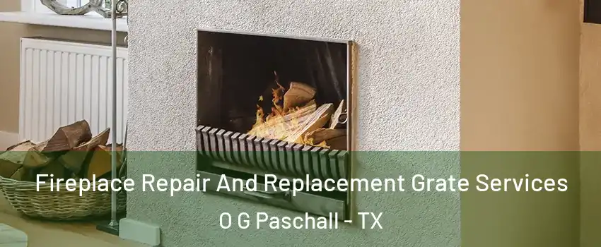 Fireplace Repair And Replacement Grate Services O G Paschall - TX