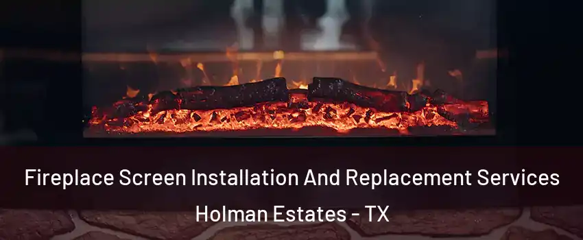 Fireplace Screen Installation And Replacement Services Holman Estates - TX