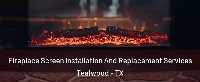 Fireplace Screen Installation And Replacement Services Tealwood - TX