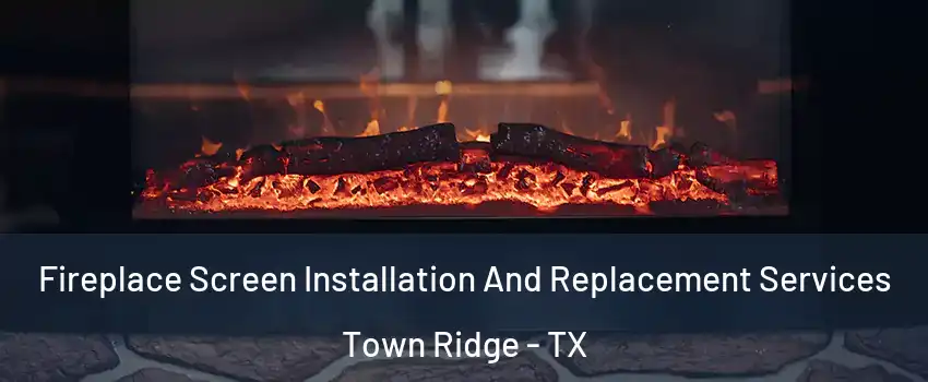 Fireplace Screen Installation And Replacement Services Town Ridge - TX