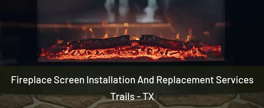 Fireplace Screen Installation And Replacement Services Trails - TX