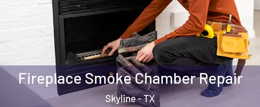 Fireplace Smoke Chamber Repair Skyline - TX
