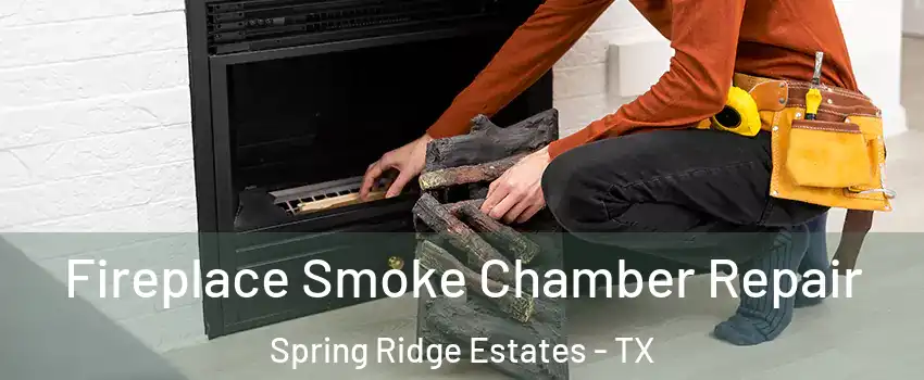 Fireplace Smoke Chamber Repair Spring Ridge Estates - TX