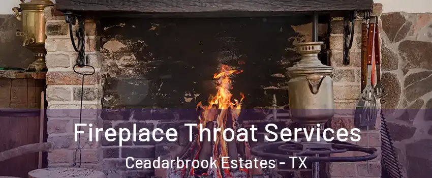 Fireplace Throat Services Ceadarbrook Estates - TX