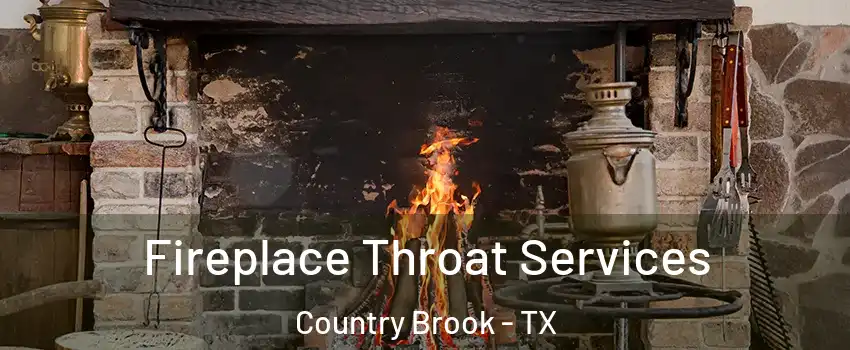Fireplace Throat Services Country Brook - TX