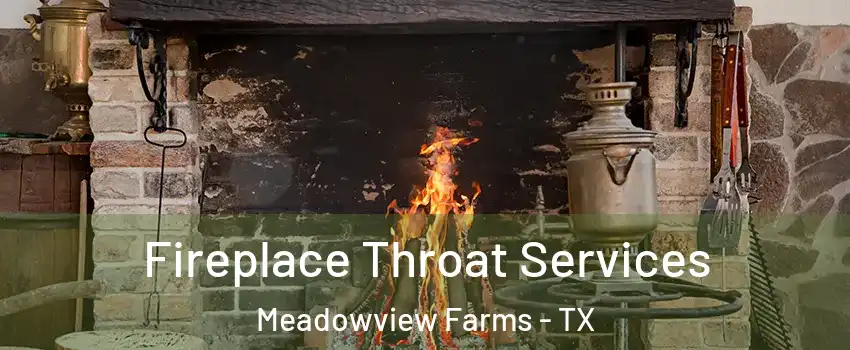 Fireplace Throat Services Meadowview Farms - TX