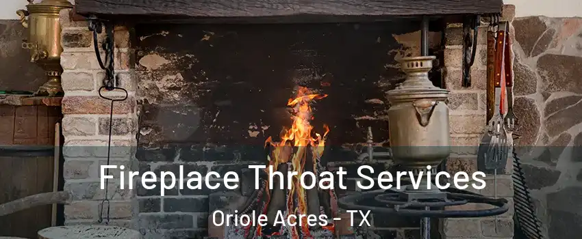 Fireplace Throat Services Oriole Acres - TX