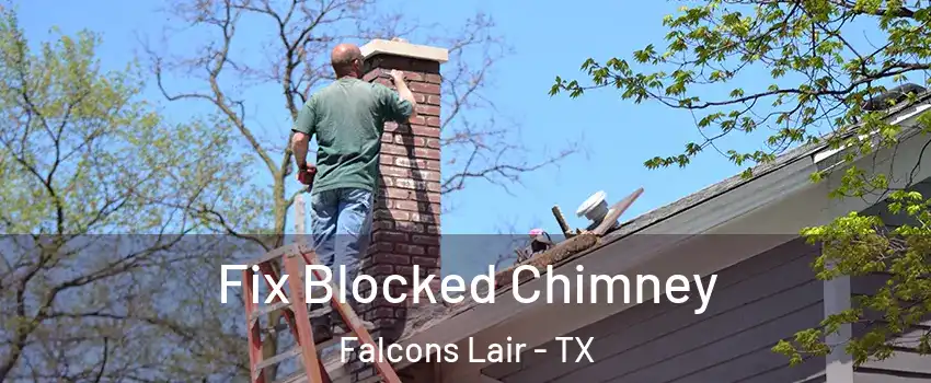 Fix Blocked Chimney Falcons Lair - TX