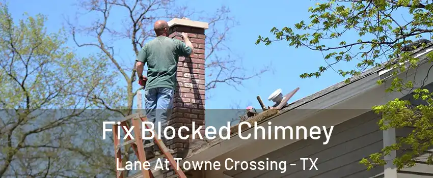 Fix Blocked Chimney Lane At Towne Crossing - TX