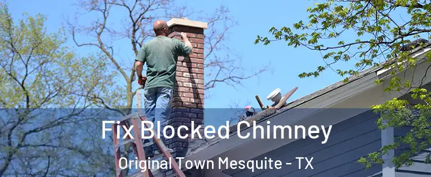 Fix Blocked Chimney Original Town Mesquite - TX