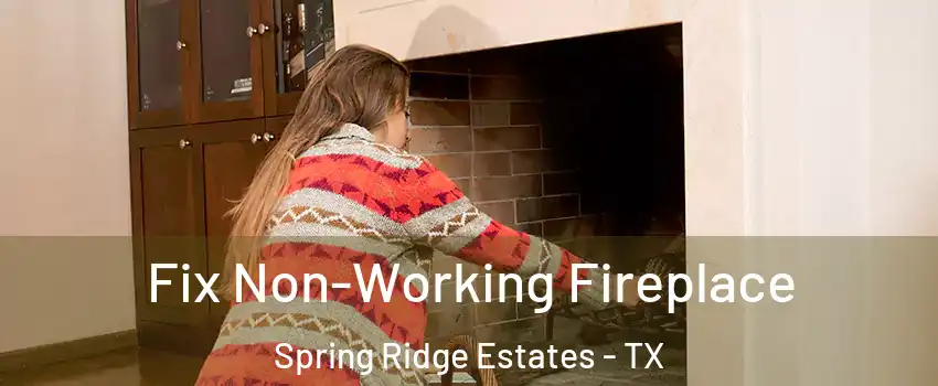 Fix Non-Working Fireplace Spring Ridge Estates - TX